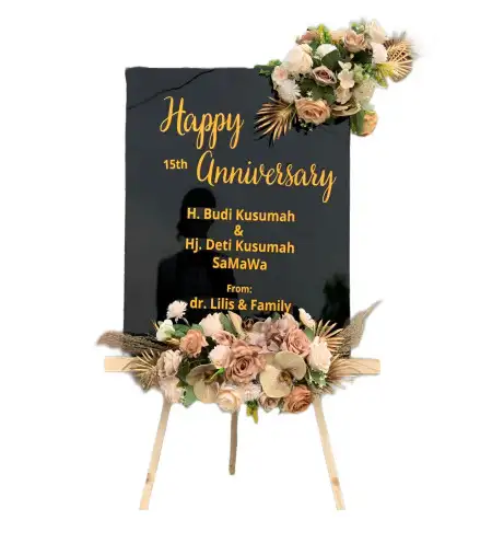 Papan Bunga Akrilik Bukir