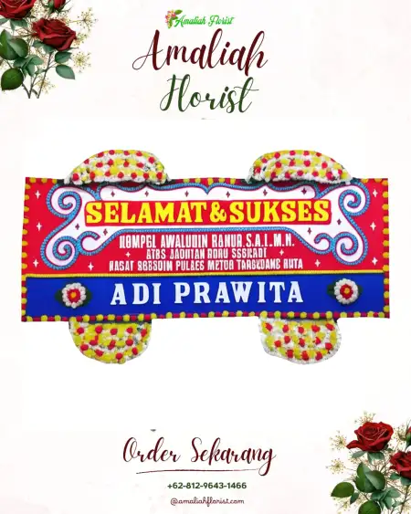 Papan Bunga Ucapan Selamat Bukir